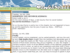 MangaScreener's homepage in 2006. ms