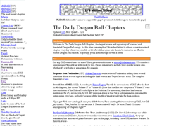 Homepage of The Daily Dragon Ball Chapters project. ddbc1998